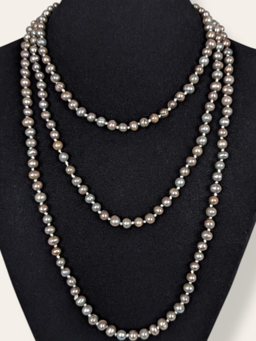 Extra Long Freshwater Pearl Infinity Strand